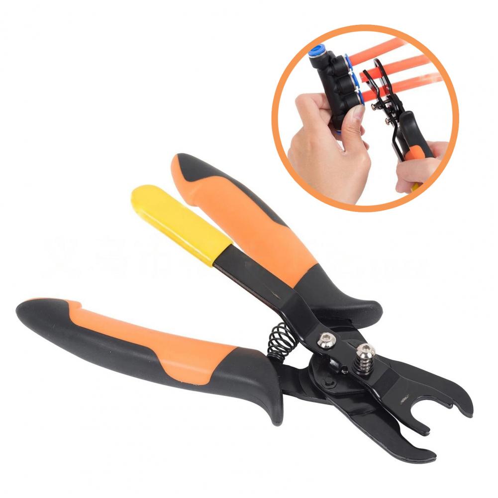 Pneumatic Disconnect Tool Set Push-to-Connect Fittings Removal Quick Air Hose Disconnect Pliers for Maintenance
