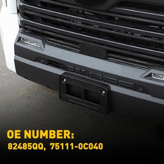 Front Bumper Plate License Holder Bracket For Toyota Tundra -25 75111-0C040
