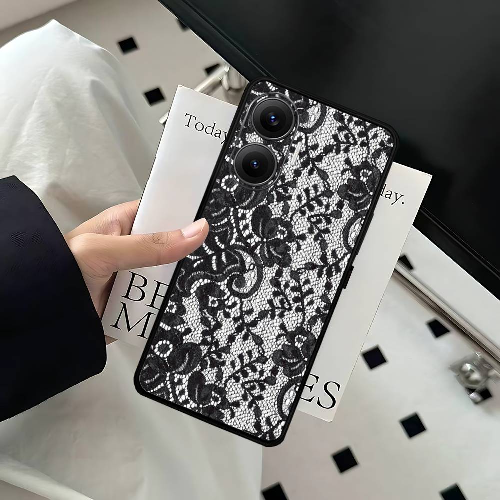 

Чехол для телефона в кружевном стиле для крутой девушки для Xiaomi Mi 5X 8 9 10 11 12 Lite Pro 10T PocoX3pro PocoM3 Note 10 Pro Lite Xiaomi Mi 9 Lite