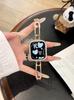 Compatible Strap for Huawei GT654, Fit4, Xiaomi 9Pro & Apple 11 - Hollow Inlaid Diamond Design