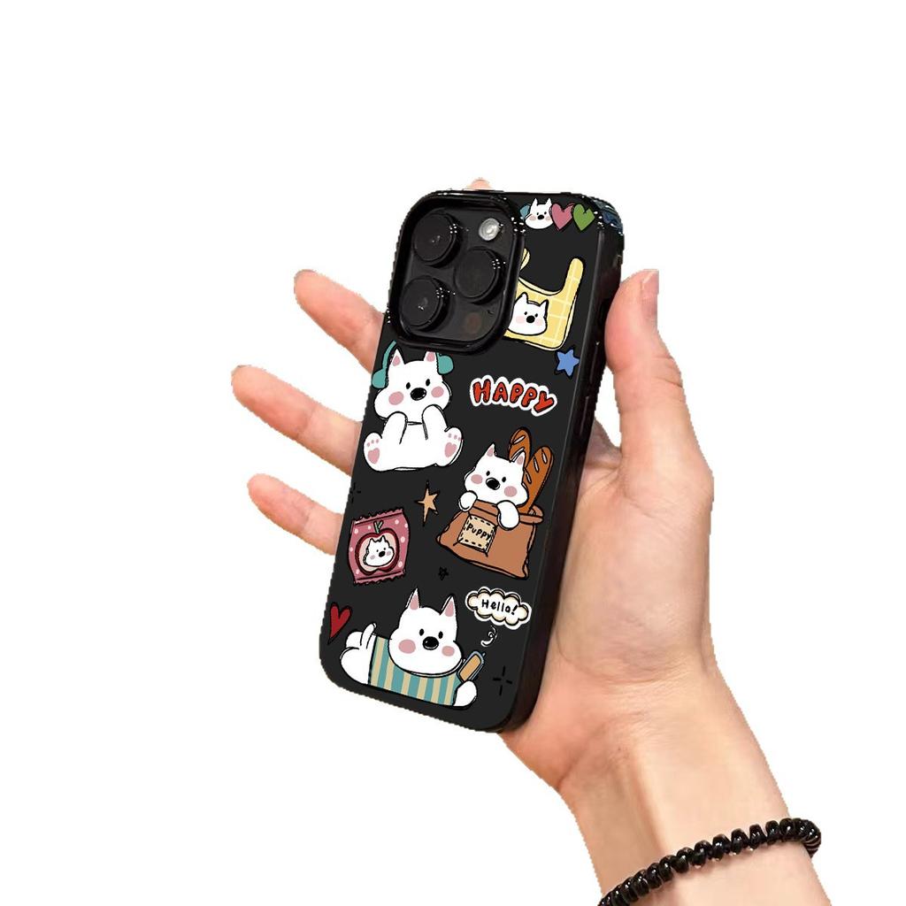Headphone Puppy for IPhone17promax for Apple 16 Mobile Phone Case 15 New Style 14pro Cute 12 Cartoon