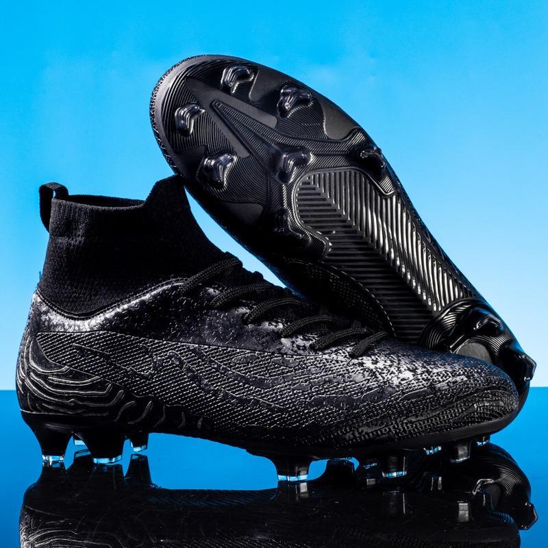 High-top football shoes men's and women's long nails broken nails adult youth students professional competition sports training shoes