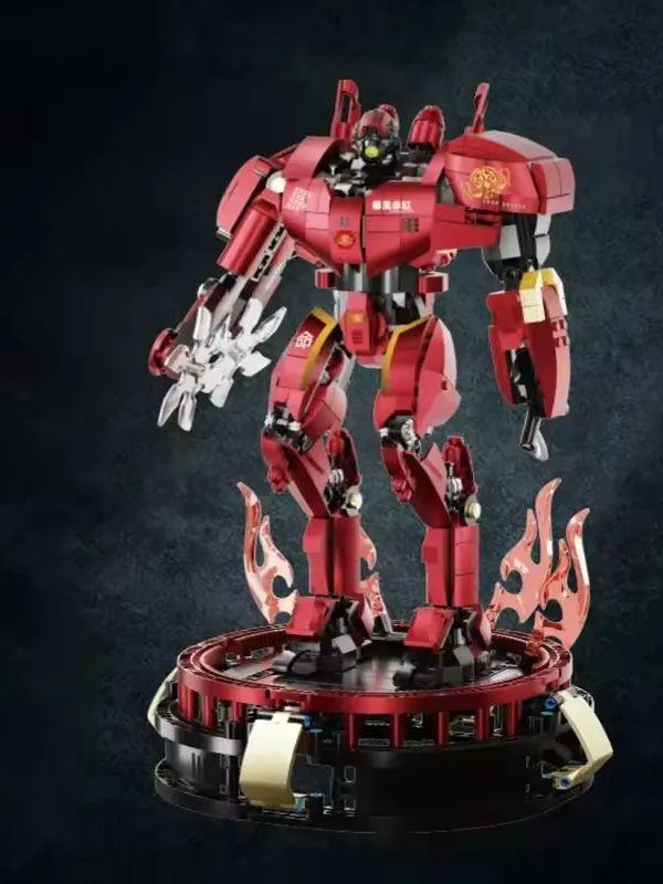 Detské stavebnice mecha stavebnice deformačný robot mecha divízny model montáž detská montážna hračka darček