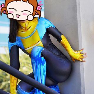 Halloween Invincible Cosplay Costume Zentai Bodysuit Suit Mark Grayson Jumpsuits Adults Jumpsuits Height100-110cm