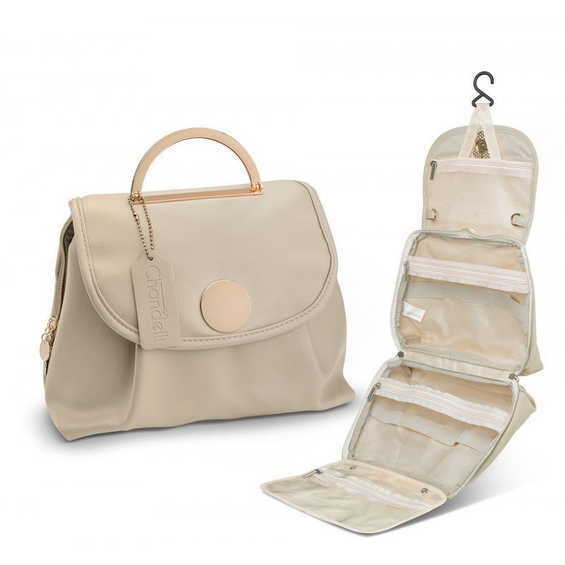 Wasserdichte Kulturtasche Kosmetiktasche Faltbar Große Kapazität Kosmetiktasche Reise Kulturtasche Organizer Multifunktionale Kosmetik