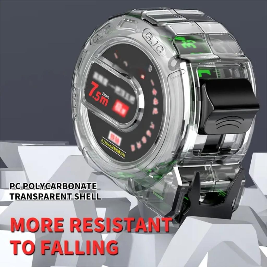 5m 19mm Measuring Tape Measure Fluorescent Tape Measure Locking Steel Tape Measuring Tool For Designers, Decorator