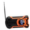 Emergency Hand Crank Radio Water Proof Bluetooth Solar Powered Weather Radio with 5000mAh LED Flashlight for Outdoor