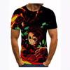 Ghost Annihilation Blade 3D Printed T-Shirt Men's and Women's Summer Fashion Casual Short Sleeve Neutral Harajuku Street Trend Super