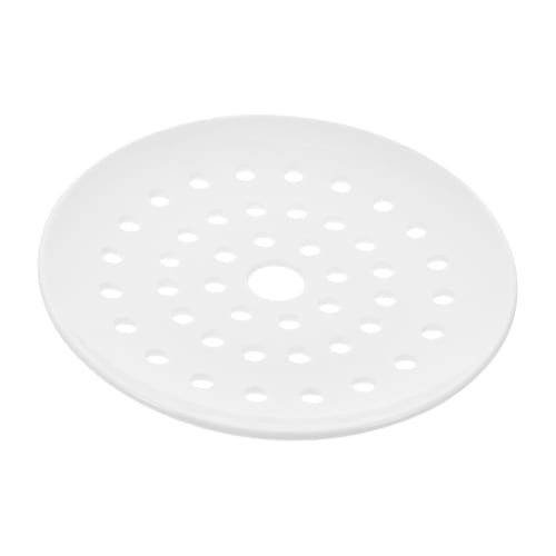 Operitacx Multi-Ceramic Steamer, Home Food Steamer with Steaming Plate, Food-Grade Heat-Resistant Cookware for Fish and Dumplings