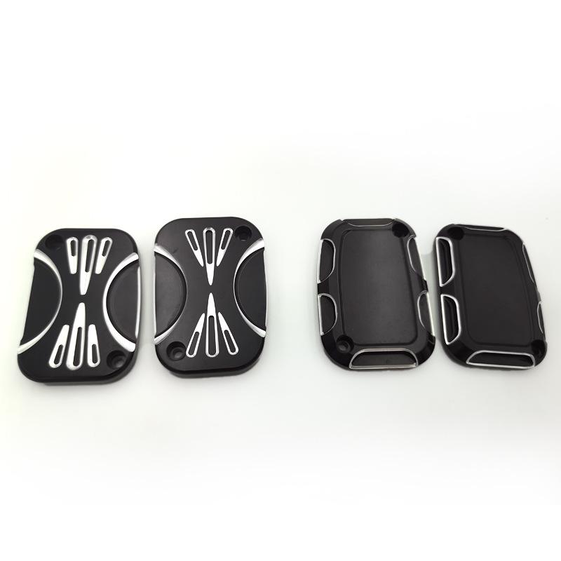 CNC Motorcycle Accessories for Harley Road King: Front Brake & Oil Pump Covers