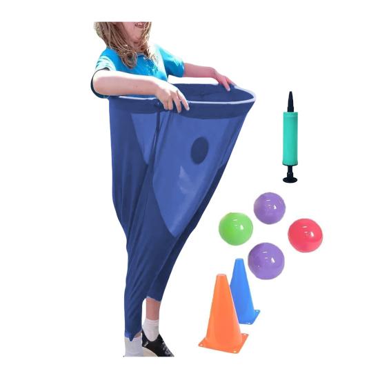 Granny Pants Yard Game Sets Giant Outdoor Games with 4 Bouncy Balls