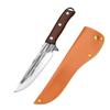 Kitchen Boning Knife Forged Meat Cleaver Butcher Knife with Wood Handle Peeling Cutter Fishing Utility Knife with Gift Sheath