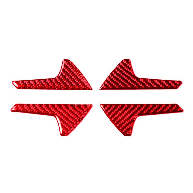 Red Car Interior Decoration Protection Carbon Fiber Sticker For Volkswagen VW Golf 7 GTI MK7 2014-2019 Auto Styling Accessories