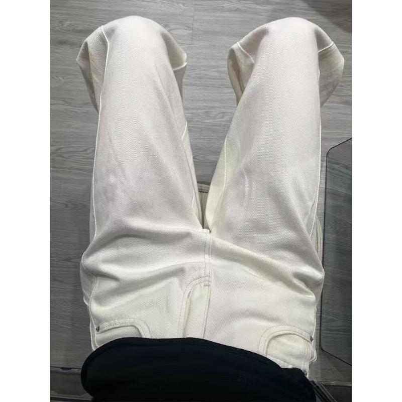 Autumn Winter High Waist Vintage Simple Wide Leg Denim Pants Women Solid Color All-match Loose Casual Jeans