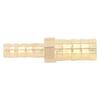 2 Pcs Barbed Fitting Splicer Brass Hose Barb Reducer Hex Reducing Barbed Connector
