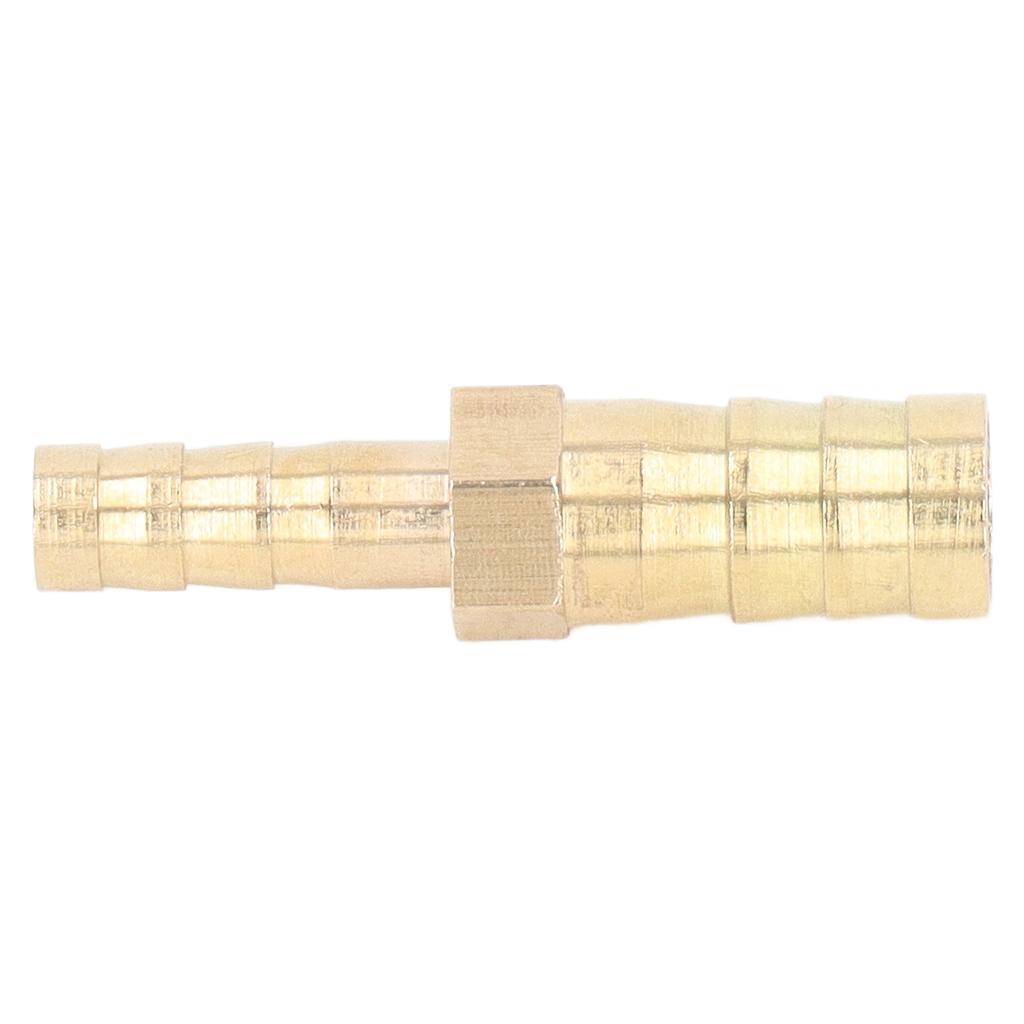 2 Pcs Barbed Fitting Splicer Brass Hose Barb Reducer Hex Reducing Barbed Connector