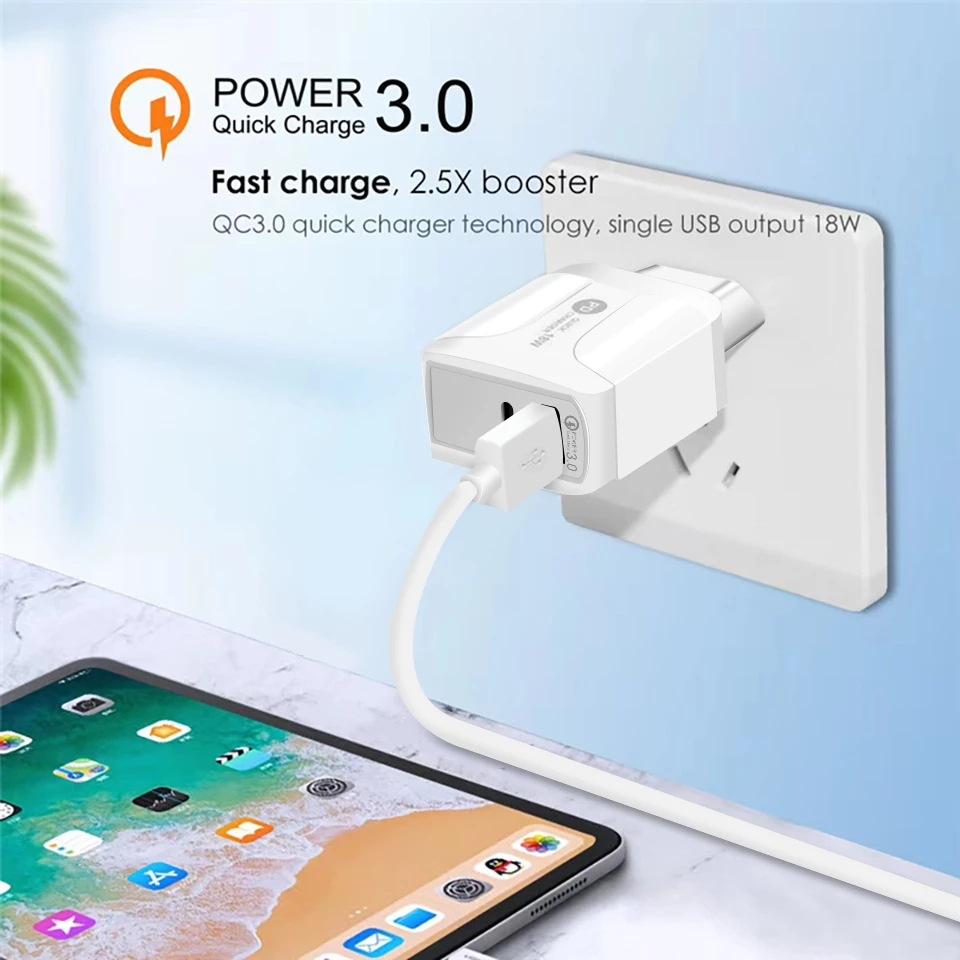 18W USB And TypeC Phone Charger