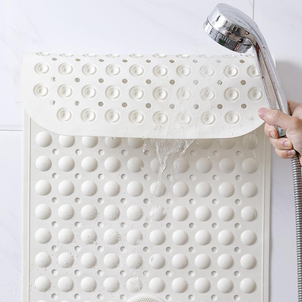 DEXI PVC zuignap badmat, antislip badkamer vloermat voor douche en bad