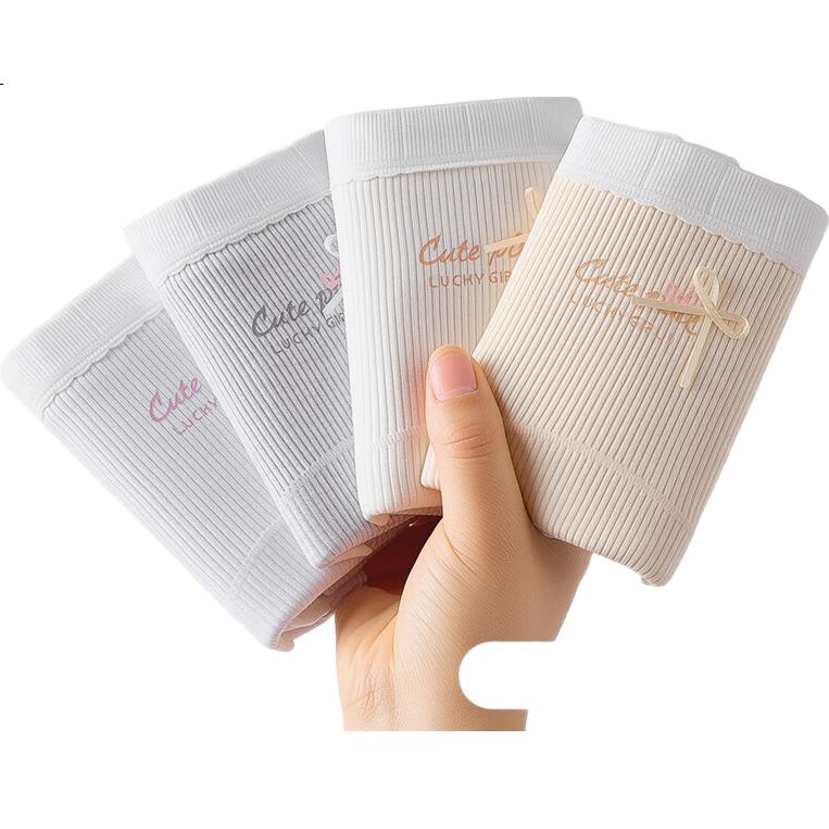 Yiershuang [10A Antibacterial Pure Cotton Crotch] Women's Underwear, Summer A-Class Baby Cotton Cute Girls' Triangle Panties