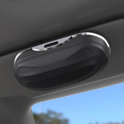Sonnenbrillenhalter für Auto-Sonnenblende Box Tragbares Autoinnenzubehör Robuste Brillen