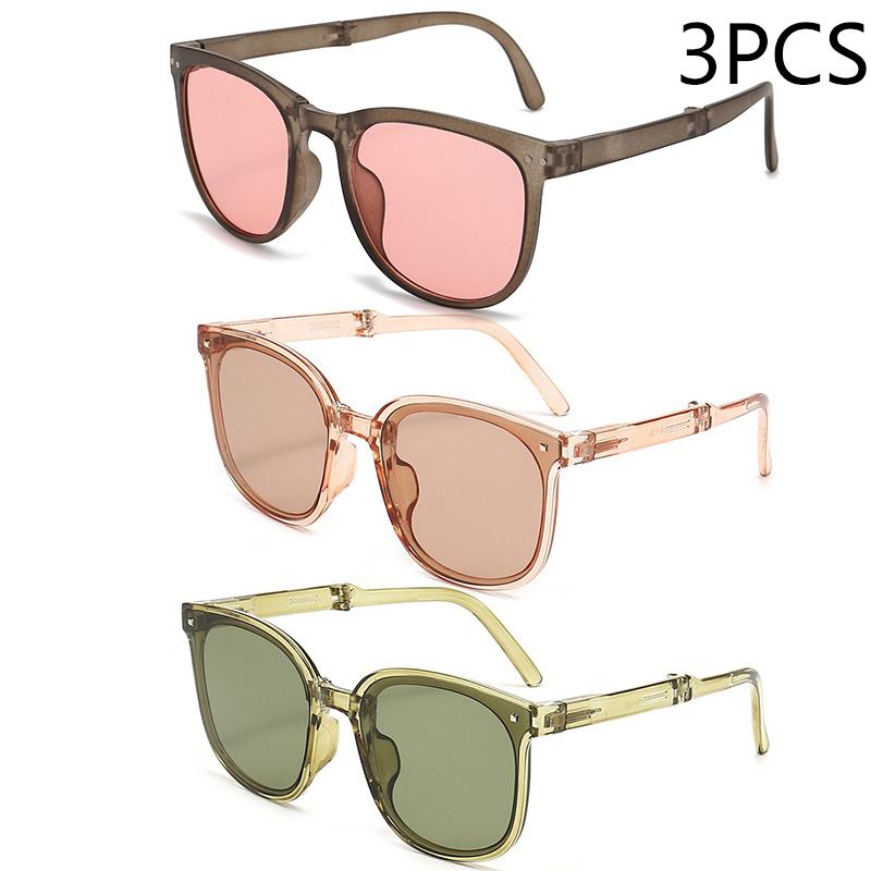 Folding sunglasses portable ultra light sun protection UV protection sunglasses for both men and women
