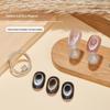 1/2Pcs Circular Cat Eye Nail Magnet Hollow Cat Eye Magnet Gel Nail Polish Ring Nail Art Magnet Set Diy Manicure Magnetic Tool