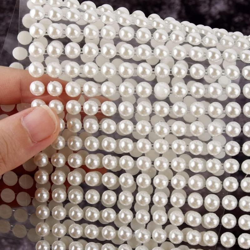 DIY Face Pearl Sticker Facial Decoration Pearl Paster Decorative Beads Patch Jewelry Making Materials Convenient Accessories