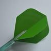 Nationalflaggen Dartflights: Einfarbige Feder-Accessoires.