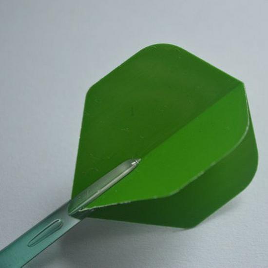 Nationalflaggen Dartflights: Einfarbige Feder-Accessoires.