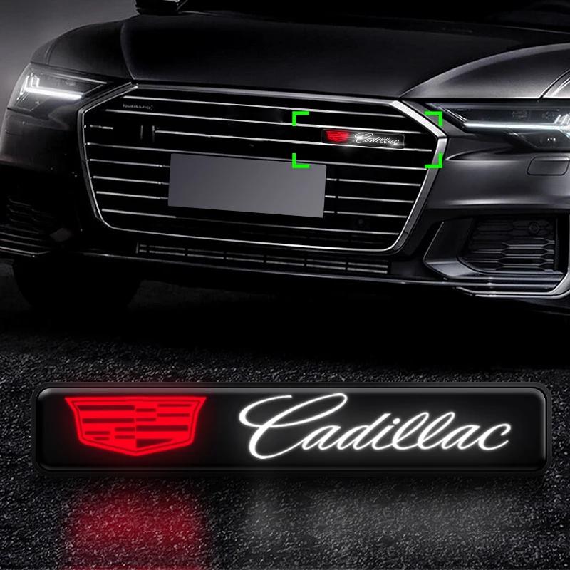 1 Stuk Auto Voor Motorkap Grille Embleem Badge Decoratief LED Licht Voor Cadillac Logo Escalade CTS ATS SRX XTS XT5 STS CT5 CT6 BLS XLR