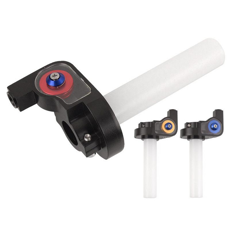 Punhos Acelerador para Motocicleta Acelerador de Giro Rápido 1/4 de Volta Punho Acelerador de Giro Rápido Para Motos de Terra Pit Bikes Motocross Peça Acessórios