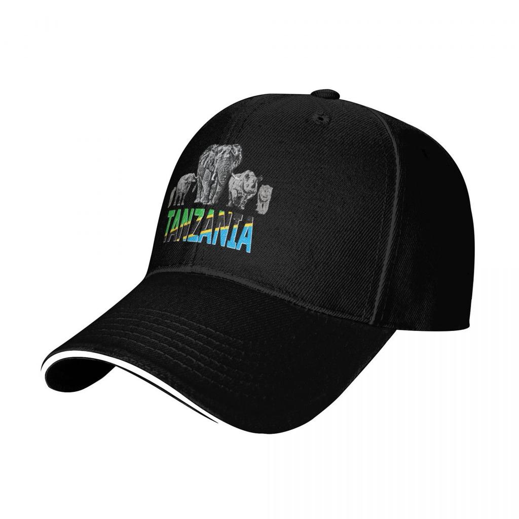 Africas Big 5 Animals for Tanzanians Baseball Cap golf hat genuine Golf Hat Man Hats For Women Mens