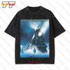 Polar Express Big Train Vintage Oversized Tshirt Ggi9