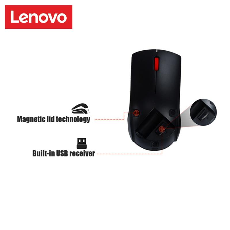 Lenovo M120 Pro Wireless Mouse 2.4GHz Laptop Mouse USB Receiver Ergonomic Optical Wireless Mouse Computer Mice for PC Computer