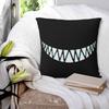 Beautiful Smile With Sharp Demon Teeth Square Pillowcase Pillow Cover Polyester Cushion Decor Comfort Throw Pillow for Home Sofa