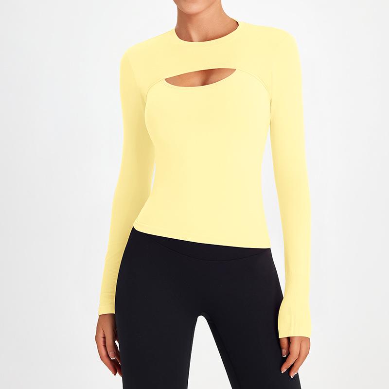 

Женский фитнес-топ с длинным рукавом и шаль для йоги Осень/Зима 2024 S