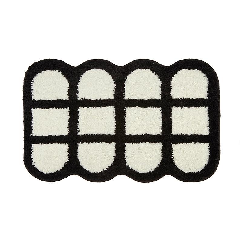 Absorpční rohožka do koupelny Protiskluzová rohožka ke dveřím do koupelny Vstupní rohožka ke dveřím Toaleta WC Koberec na toaletu