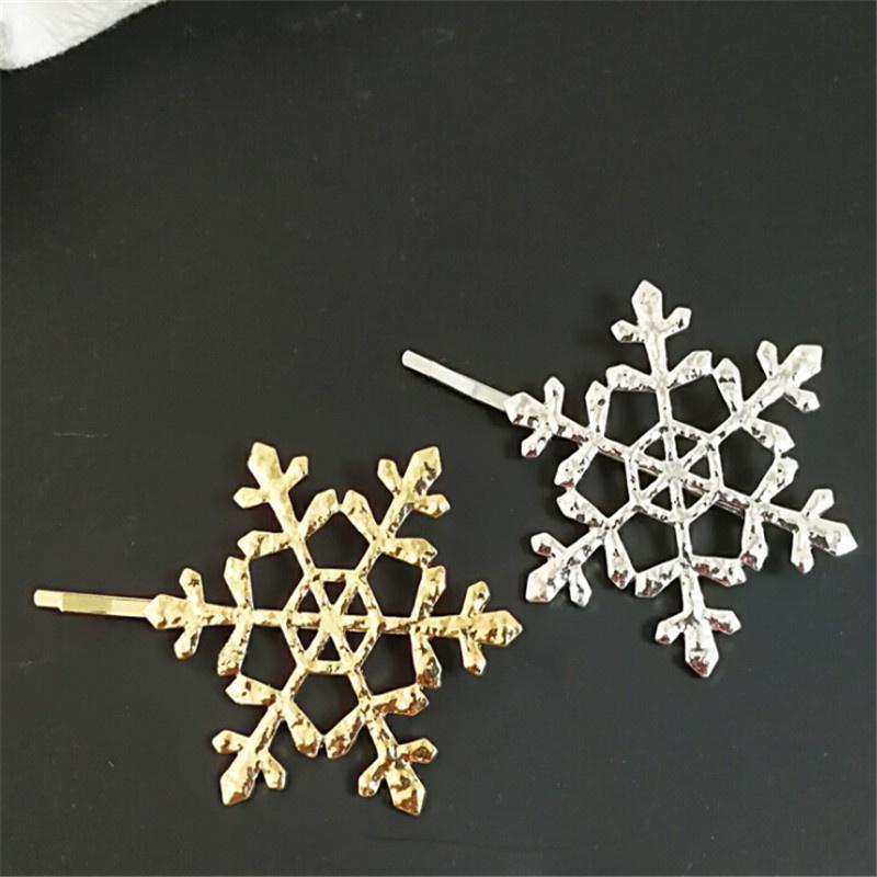 1PC Hair Accessory Decoration Women Girl Bridal Snowflake Hair Clips Pin Barrette Hairpins Fashion H