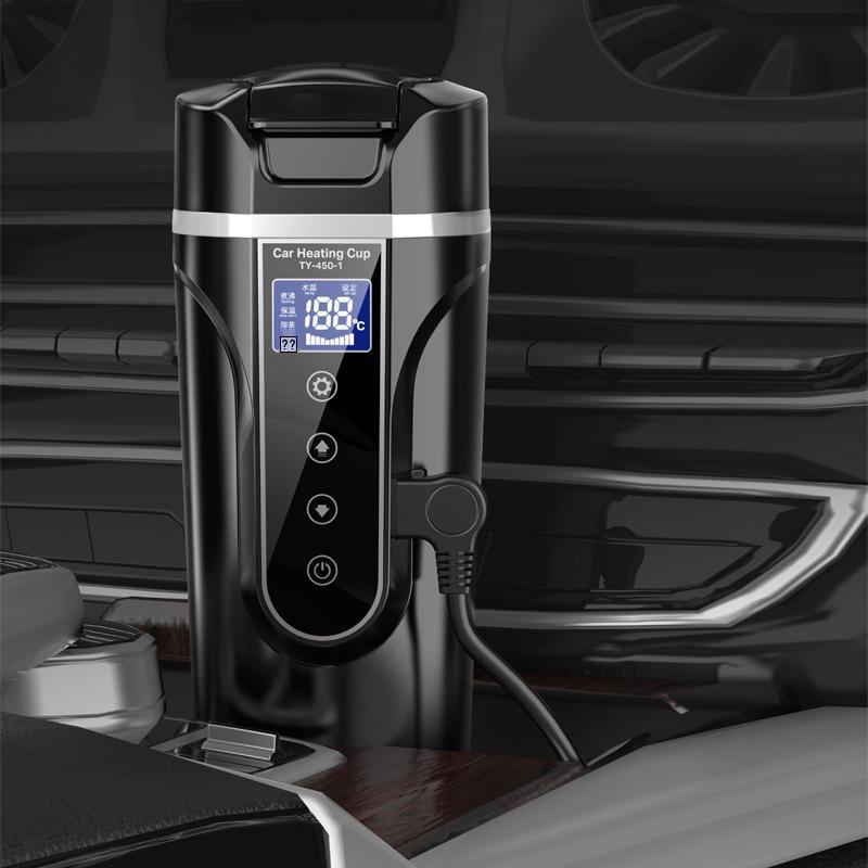 Electric Car Heating Cup - 12V/24V Thermos & Water Boiler