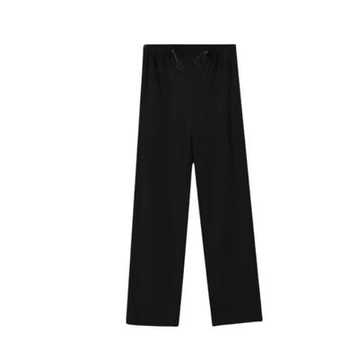 Maternity Suit Pants Spring and Summer New Outer Wear No Support, No Belly Drawstring Loose Drape Straight Wide-leg Pants