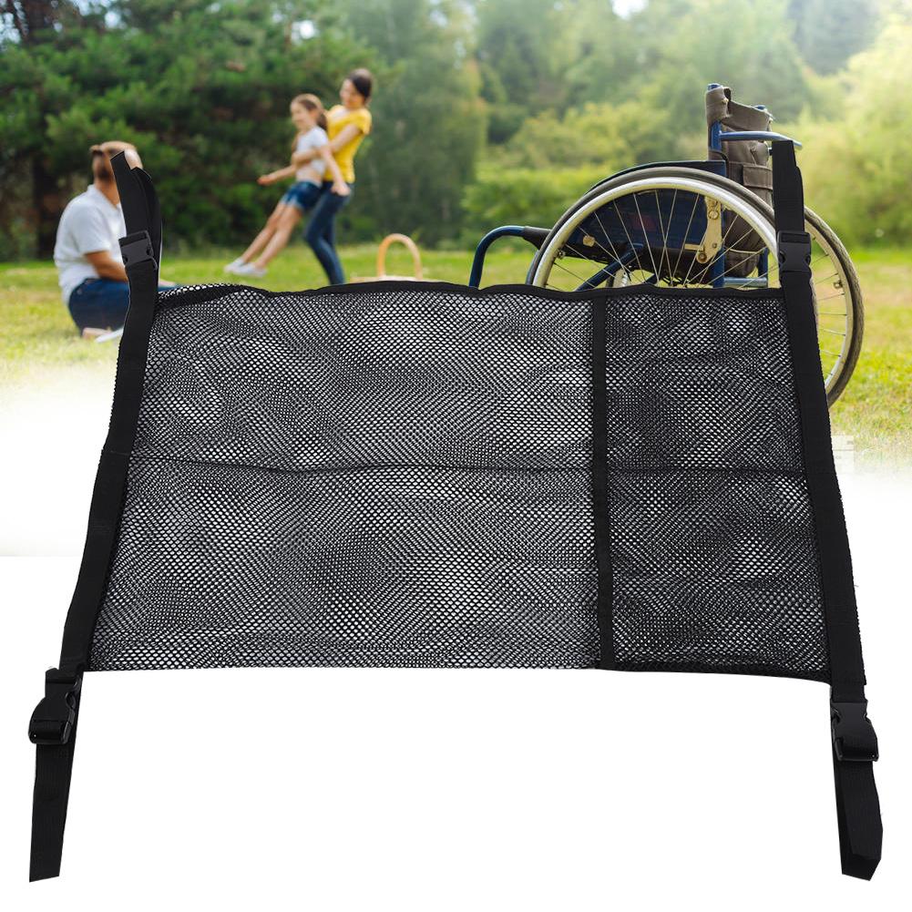 Portable Double Oxygen Cylinder Tank Bag Wheel Chair Hanging Nylon Mesh Bag