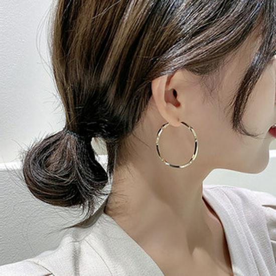 2022 Trendy Light Luxury Green Stud Hoop Earrings for Women