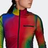 Adidas Originals Gradient Print Sports Casual Fitness Stand Collar Jacket Women Jacket Multicolor GD2496