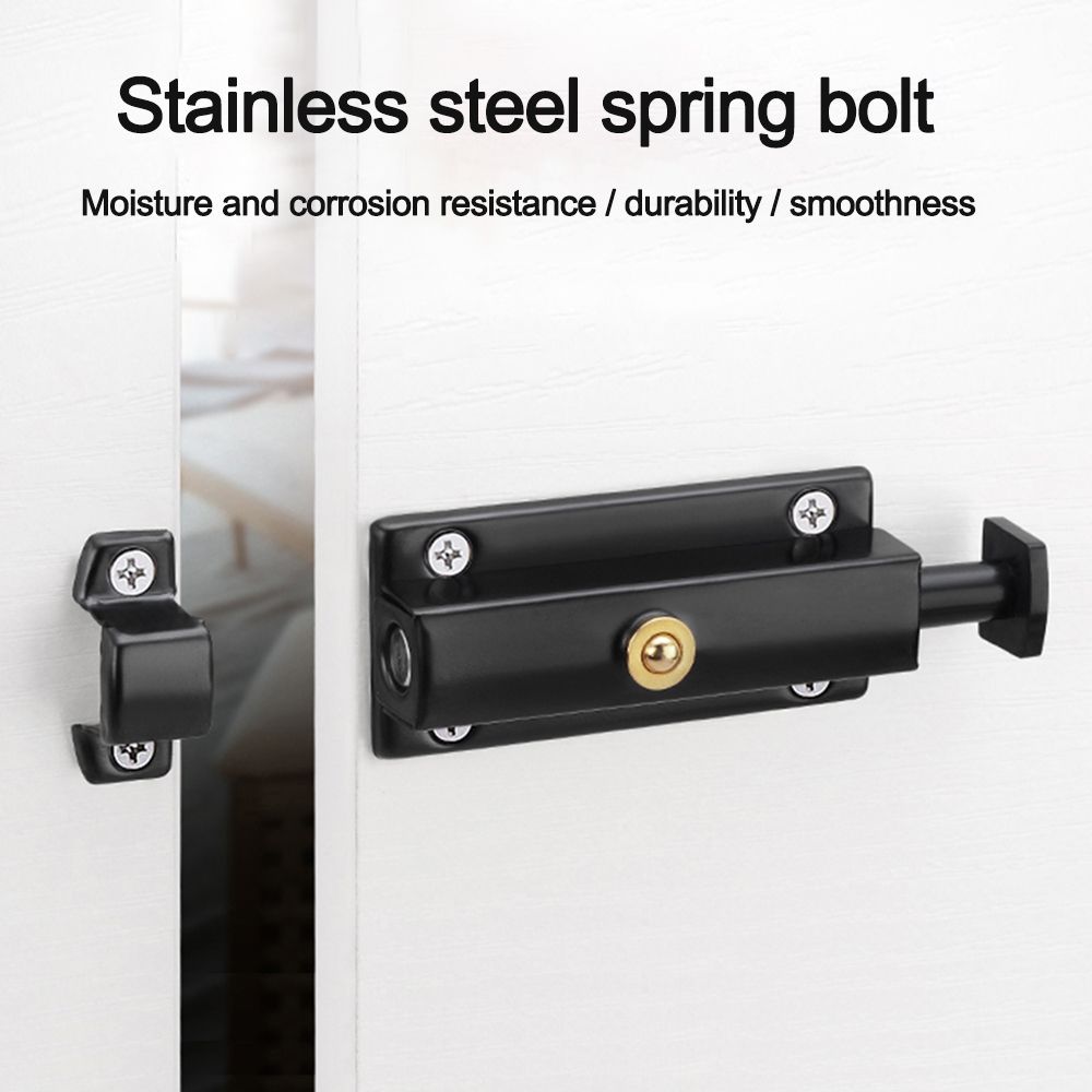 Self-locking Door Latch 3Inch Spring Latches New Door Lock  Door