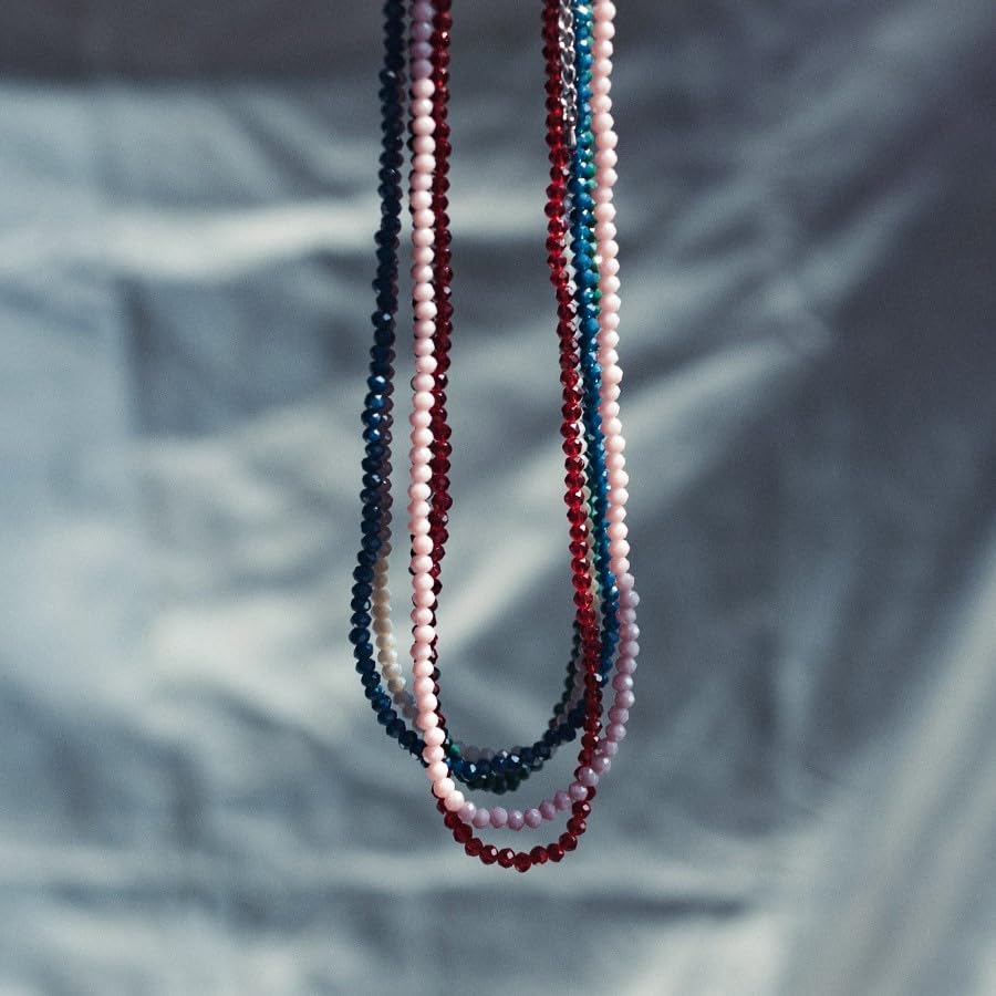 Shine Ocean Necklace Worn by BTS Jimin (Pink)