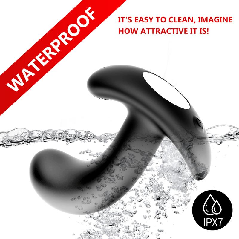M/L Safe Silicone Anal Butt Plugs Wireless Remote Control Anal Plug Vibrators G-spot Stimulator for Beginners Erotic Toys 18+