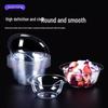 ZISIZ Disposable Transparent Hard Plastic Serving Bowl