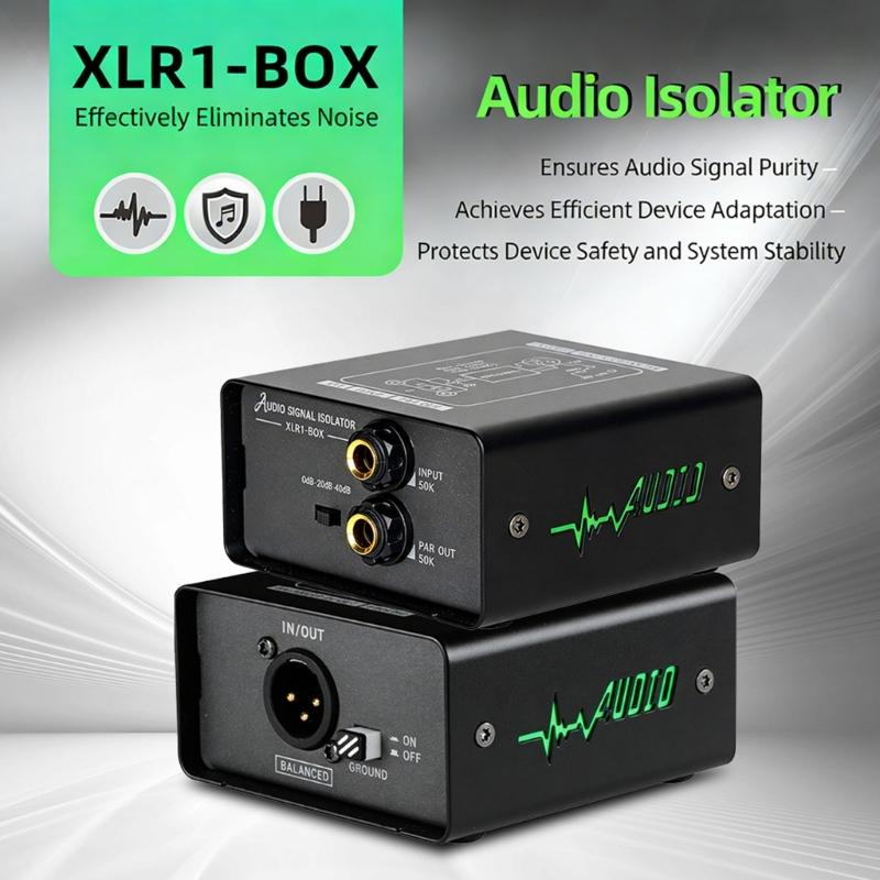 Sound Isolators with 3 Adjustable Gains Levels High Accuracy for Removing Current & in Mixer & Electric Guitars