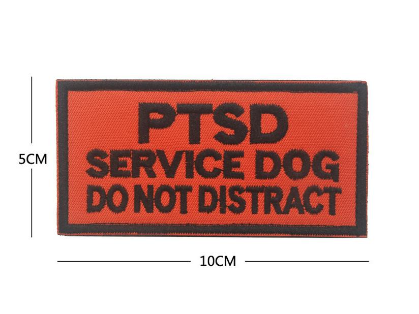 Individuelles Hundegeschirr Klettverschluss-Patch: Servicehund Abzeichen & Trainings Moral Abzeichen