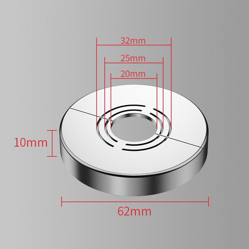 Abs Water Pipe Connector Shower Faucet Decorative Cover Adjustable Wall Heighten Angle Valve Panel For Tap Accessories